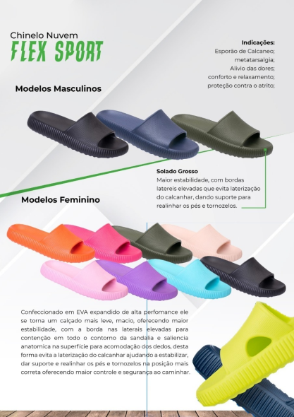 Chinelo Nuvem Confort - Preto e Blush - Image 3