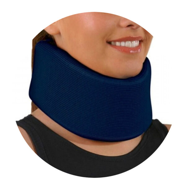 Colar Cervical Espuma GLC Azul: Conforto
