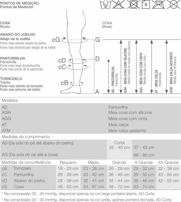 MEIA 7/8 VENOSAN COMFORTLINE AGH 20-30 - - Image 3