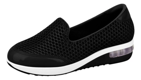 Tênis Slip On Feminino Casual Modare Ultraconforto Preto 7320201 - Image 3