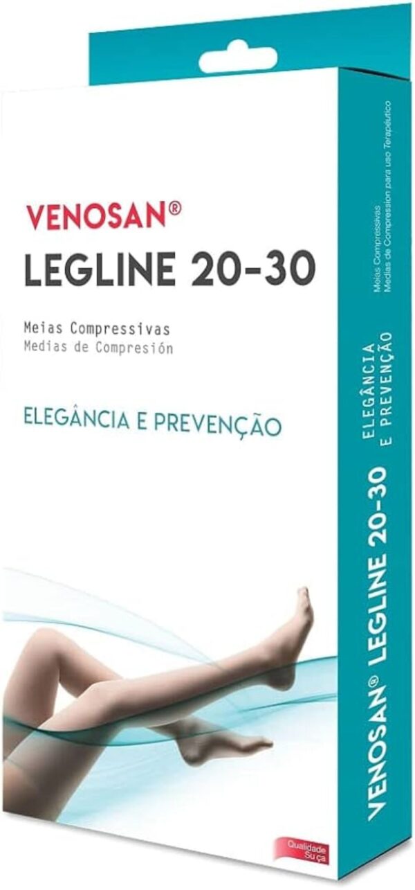 Meia Compressão 3/4 Varizes Trombose Legline AD 20-30 - Image 3