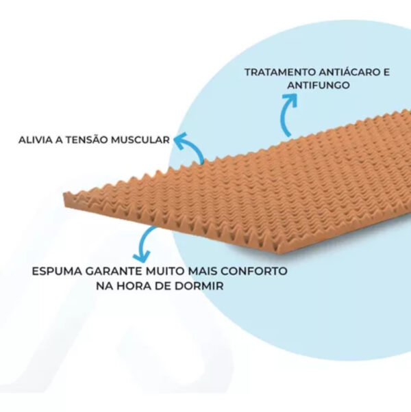 Colchonete Caixa De Ovo Casca De Ovo Solteiro Anti-escaras - Image 4
