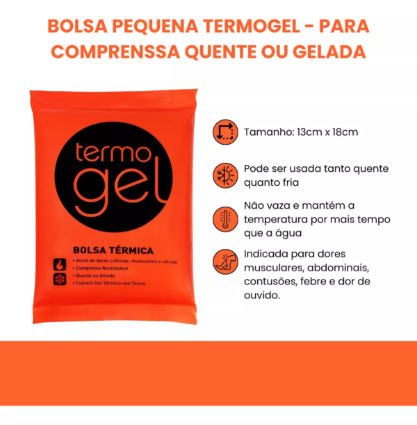 Bolsa Térmica Fria E Quente Compressa Termo Gel - Image 3