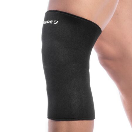 JOELHEIRA EM NEOPRENE LONGA SIMPLES - DE300 - PRETA - - Image 2