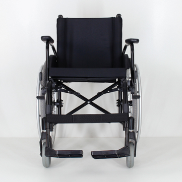 Cadeira De Rodas Dobrável em X Resistente MOD OS1 150kg ORTOMOBIL - CINZA - Image 3