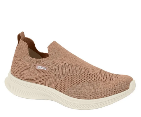 Tenis Esportivo Actvitta Feminino Slip-on em Knit